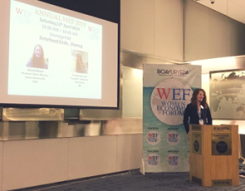 Olivia Riblett presentation at WEF 2019